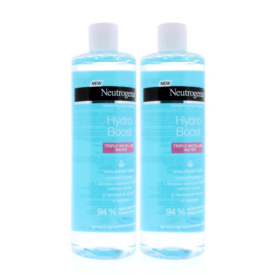 Neutrogena Hydro Boost Triple Micellar Water 400ml (2 Pack)