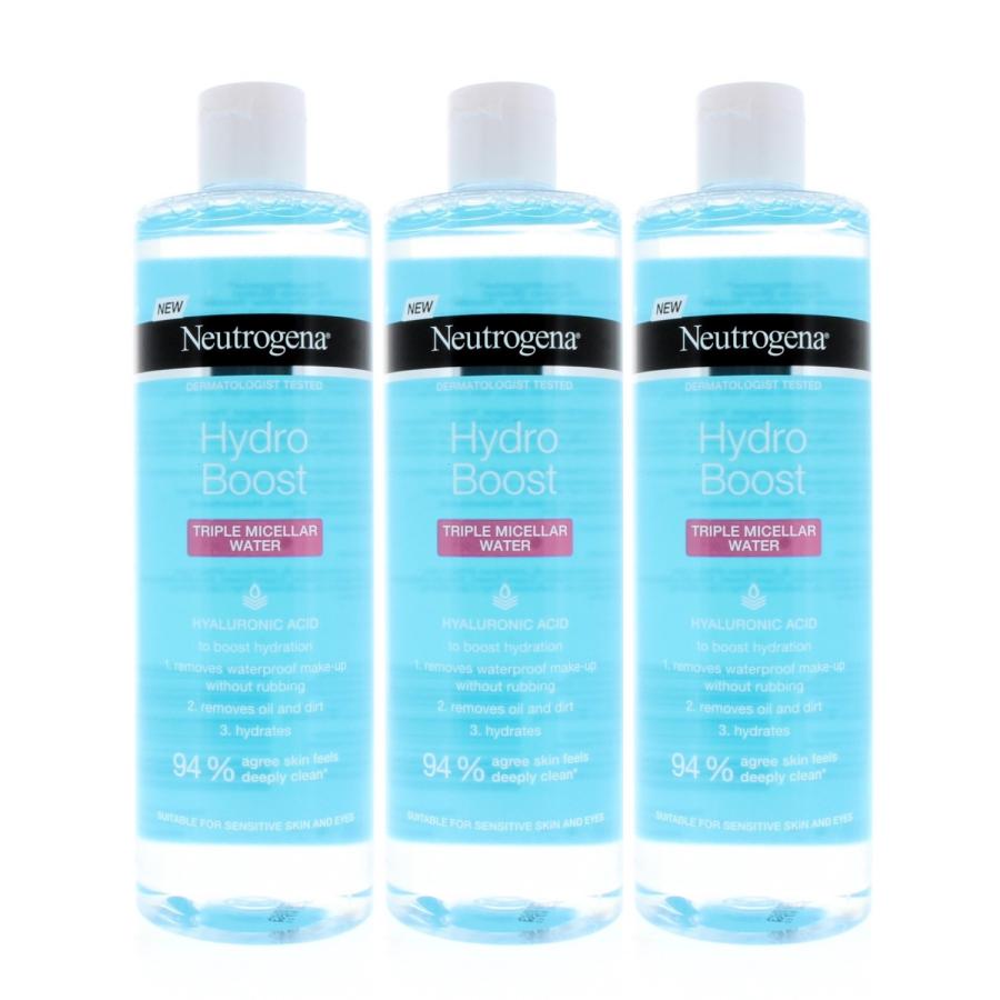 Neutrogena Hydro Boost Triple Micellar Water 400ml (3 Pack)