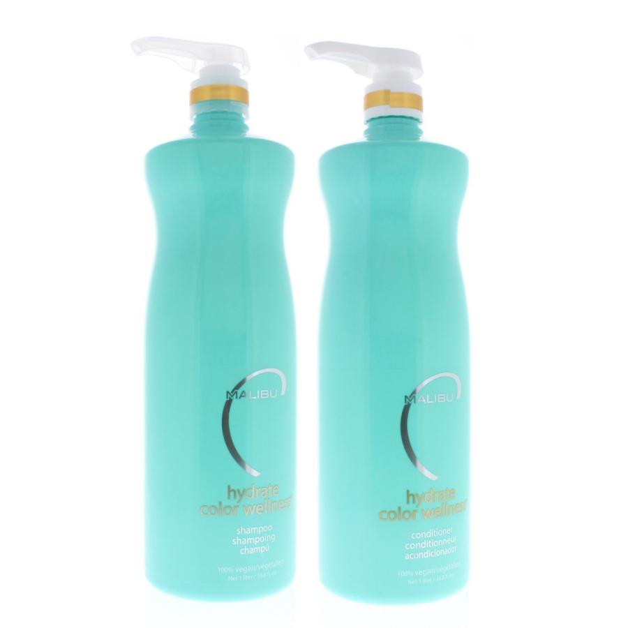 Malibu C Hydrate Color Wellness 33.8oz/1 Liter Duo
