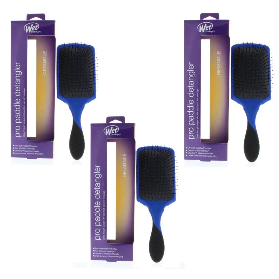 Wet Brush Pro Paddle Detangler Royal Blue Model# BWP831ROYAL (3 Pack) Wet Brush Pro Paddle Detangler Royal Blue Model# BWP831ROYAL (3 Pack)