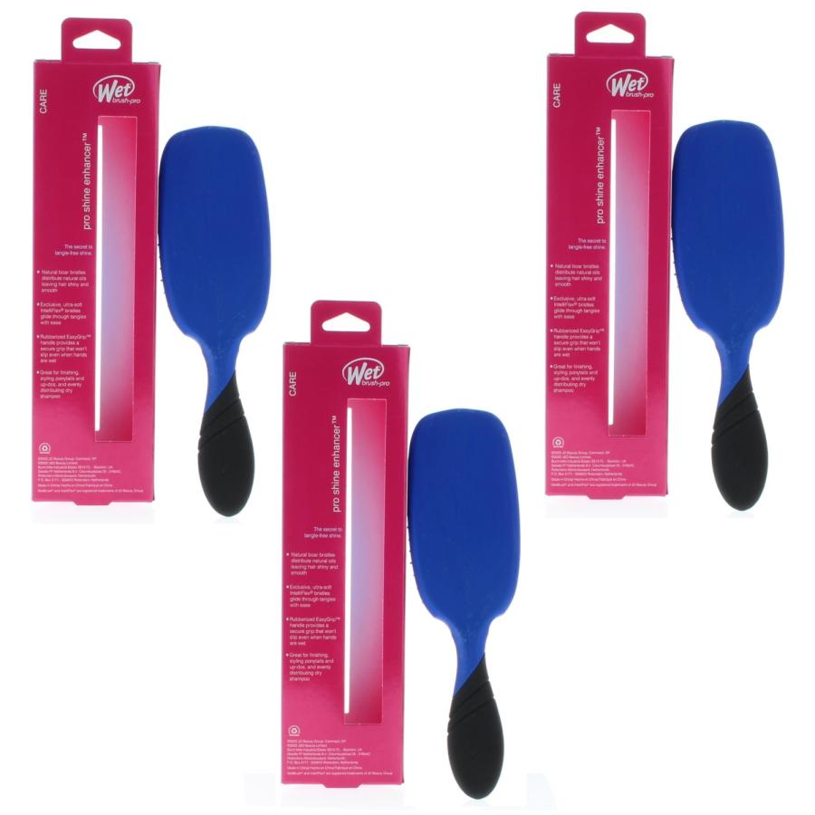Wet Brush Pro Shine Enhancer Royal Blue Model# BWP833ROYAL (3 Pack) Wet Brush Pro Shine Enhancer Royal Blue Model# BWP833ROYAL (3 Pack)