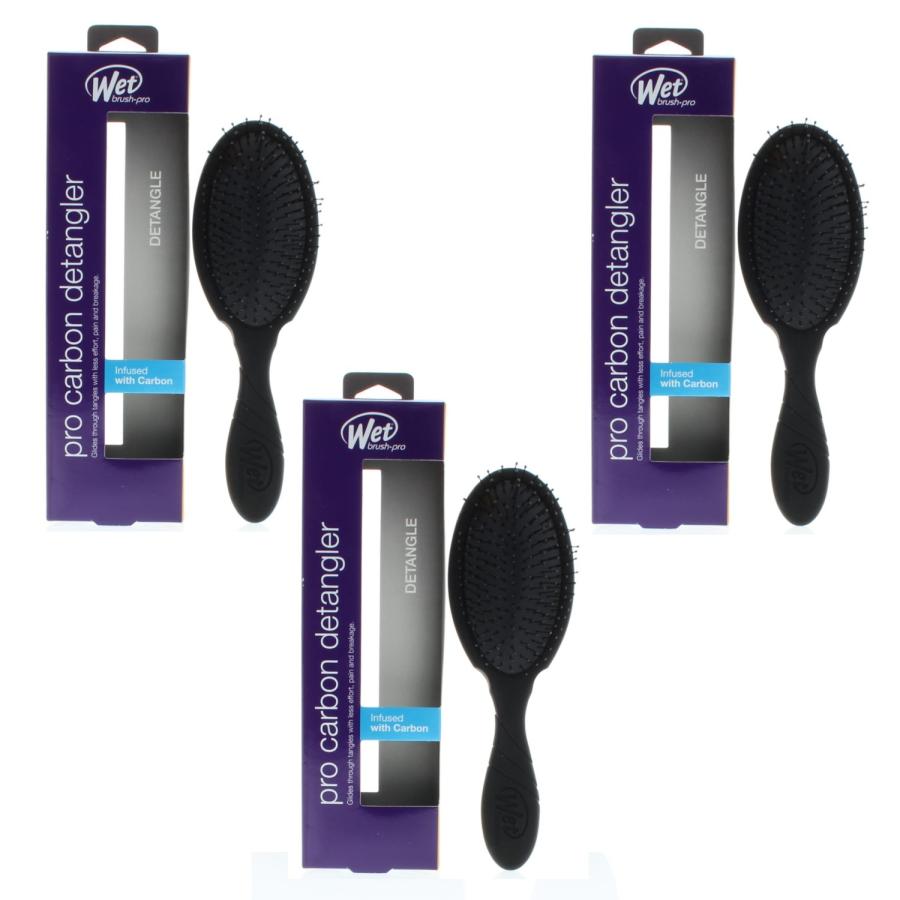 Wet Brush Pro Carbon Detangler Model# BWP830CRBL (3 Pack) Wet Brush Pro Carbon Detangler Model# BWP830CRBL (3 Pack)