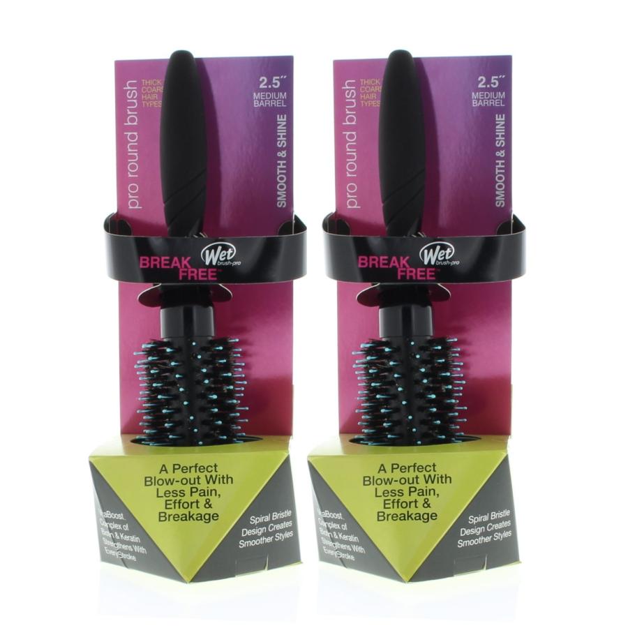 Wet Brush Smooth & Shine 2.5 Roundbrush Thick Model# BWP834SSTC2.5R (2 Pack) Wet Brush Smooth & Shine 2.5 Roundbrush Thick Model# BWP834SSTC2.5R (2 Pack)