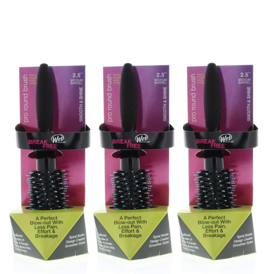 Wet Brush Smooth & Shine 2.5 Roundbrush Thick Model# BWP834SSTC2.5R (3 Pack) Wet Brush Smooth & Shine 2.5 Roundbrush Thick Model# BWP834SSTC2.5R (3 Pack)