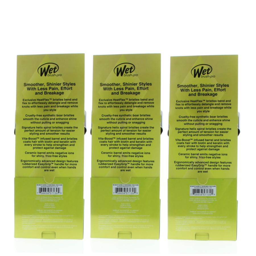 Wet Brush Smooth & Shine 2.5 Roundbrush Thick Model# BWP834SSTC2.5R (3 Pack) Wet Brush Smooth & Shine 2.5 Roundbrush Thick Model# BWP834SSTC2.5R (3 Pack)