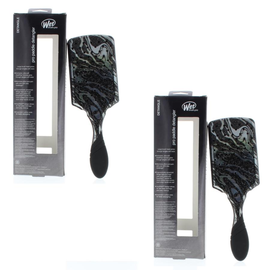Wet Brush Pro Paddle Mineral Sprkle Charcoal (2 Pack) Wet Brush Pro Paddle Mineral Sprkle Charcoal (2 Pack)