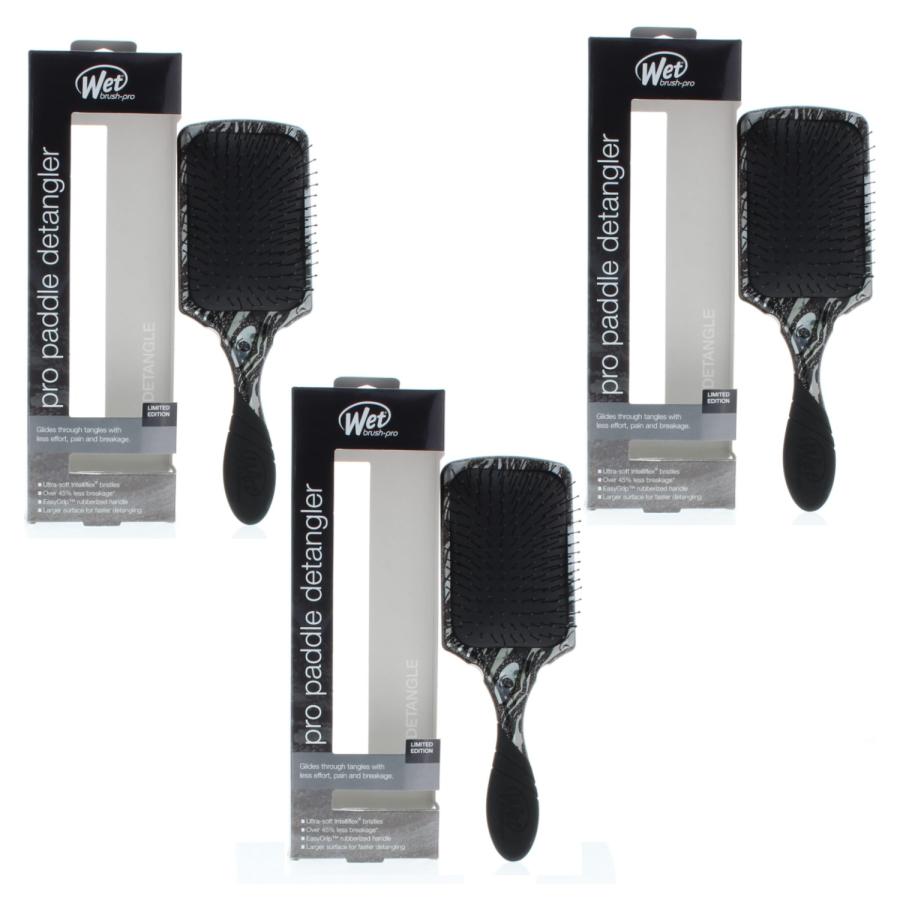 Wet Brush Pro Paddle Mineral Sprkle Charcoal (3 Pack) Wet Brush Pro Paddle Mineral Sprkle Charcoal (3 Pack)