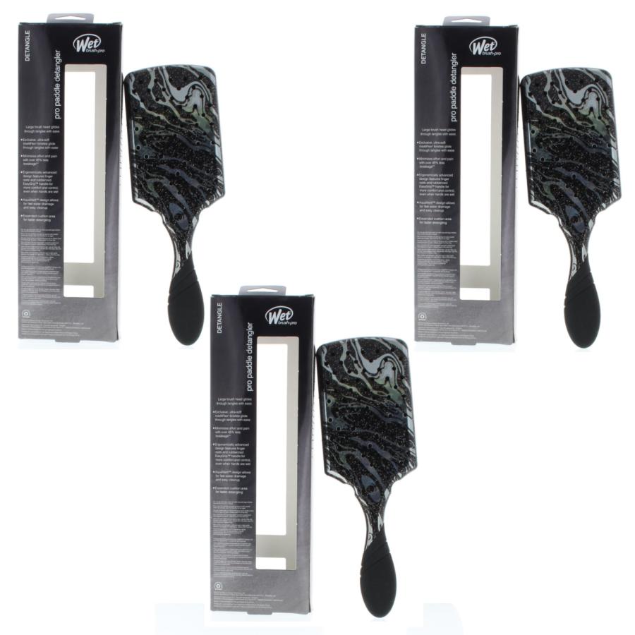 Wet Brush Pro Paddle Mineral Sprkle Charcoal (3 Pack) Wet Brush Pro Paddle Mineral Sprkle Charcoal (3 Pack)