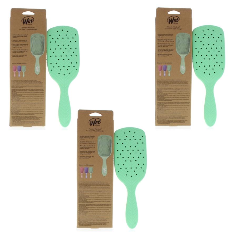 Wet Brush Go Green Paddle Detangler Green (3 Pack) Wet Brush Go Green Paddle Detangler Green (3 Pack)