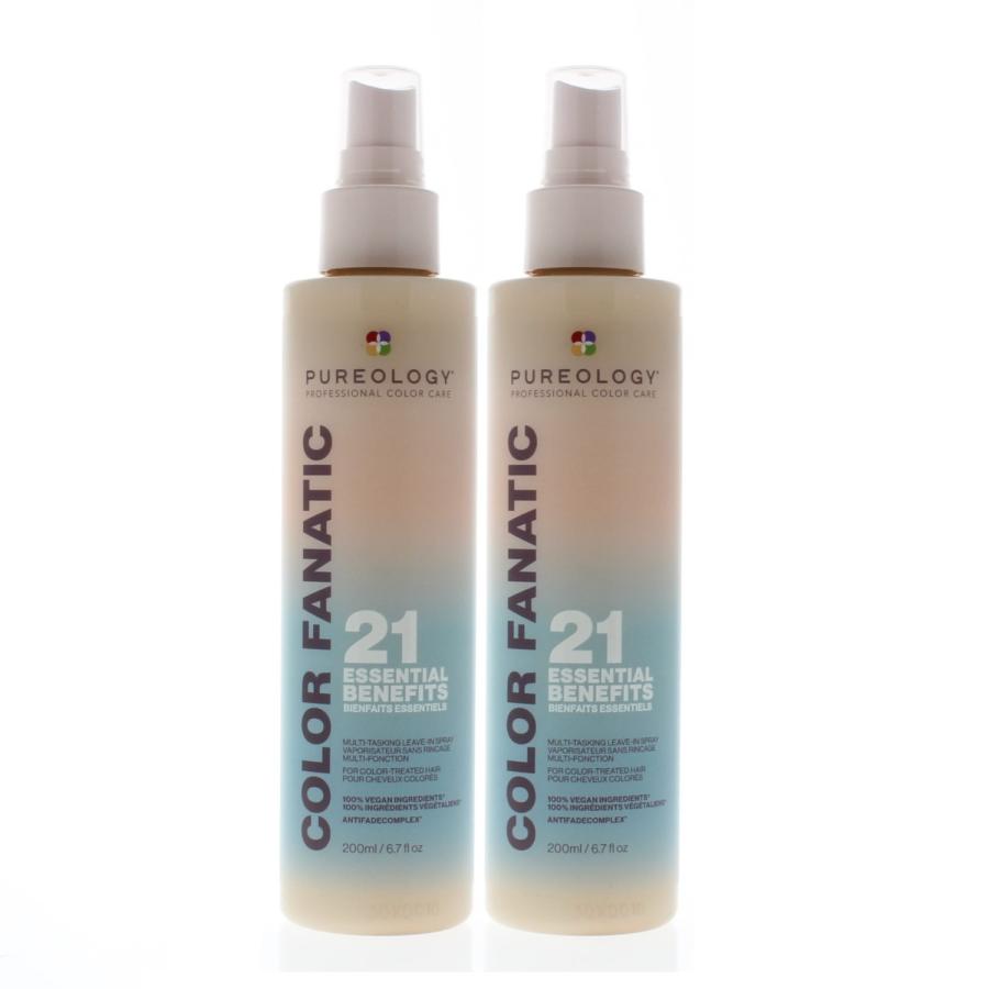 Pureology Color Fanatic 21 Essential Benefits Multi-Tasking Leave-In Spray 200ml/6.7oz (2 Pack)