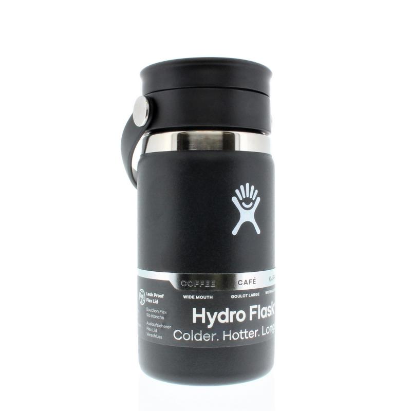 Hydro Flask Coffee Flask with Flex Sip Lid Black 12oz/354ml