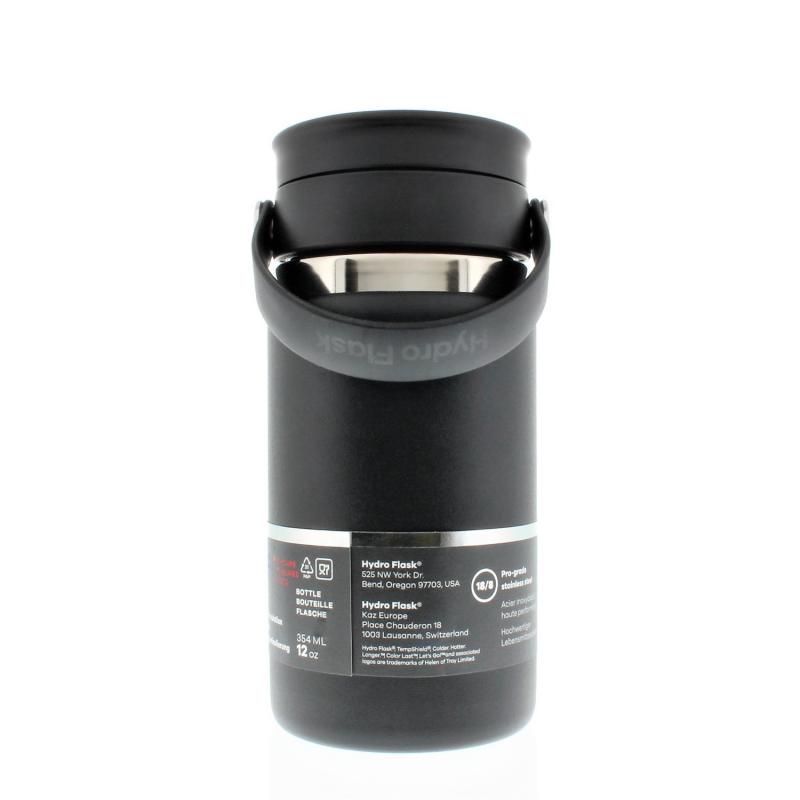 Hydro Flask Coffee Flask with Flex Sip Lid Black 12oz/354ml