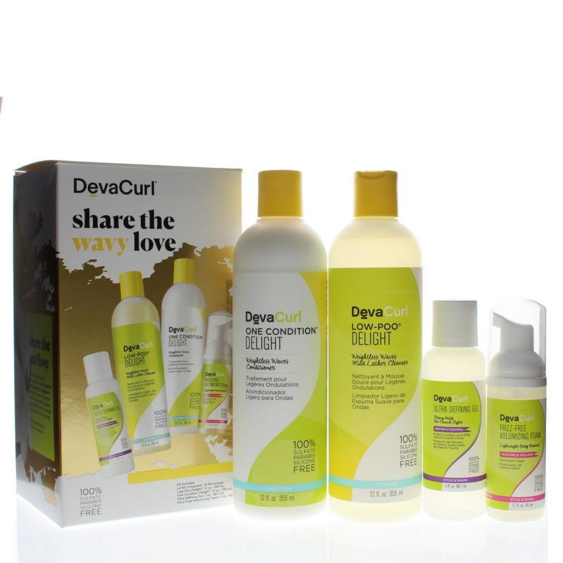 Devacurl Share The Wavy Love 4pc Kit