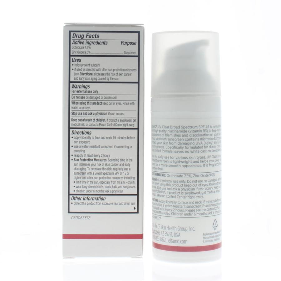 EltaMD UV Clear SPF 46 Deep Tinted Face Sunscreen 48g/1.7oz