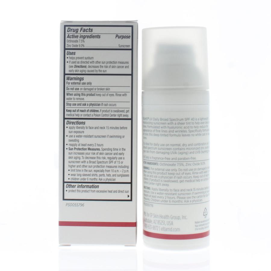 EltaMD UV Daily SPF 40 Deep Tinted Face Sunscreen 48g/1.7oz
