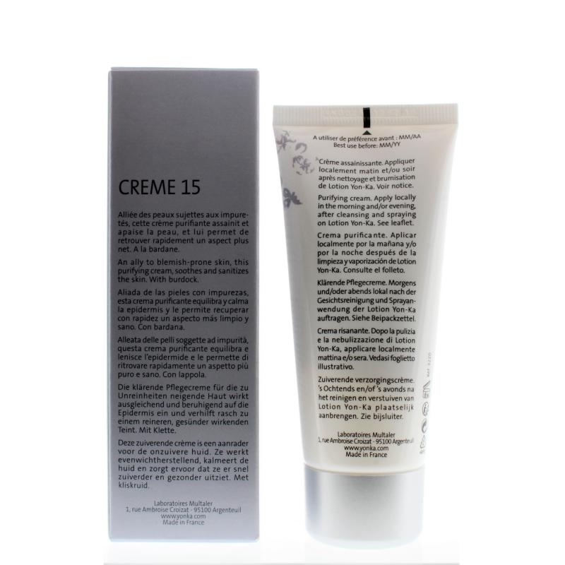 Yonka Specifics Creme 15 Purifying Smoothing Cream 1.74oz