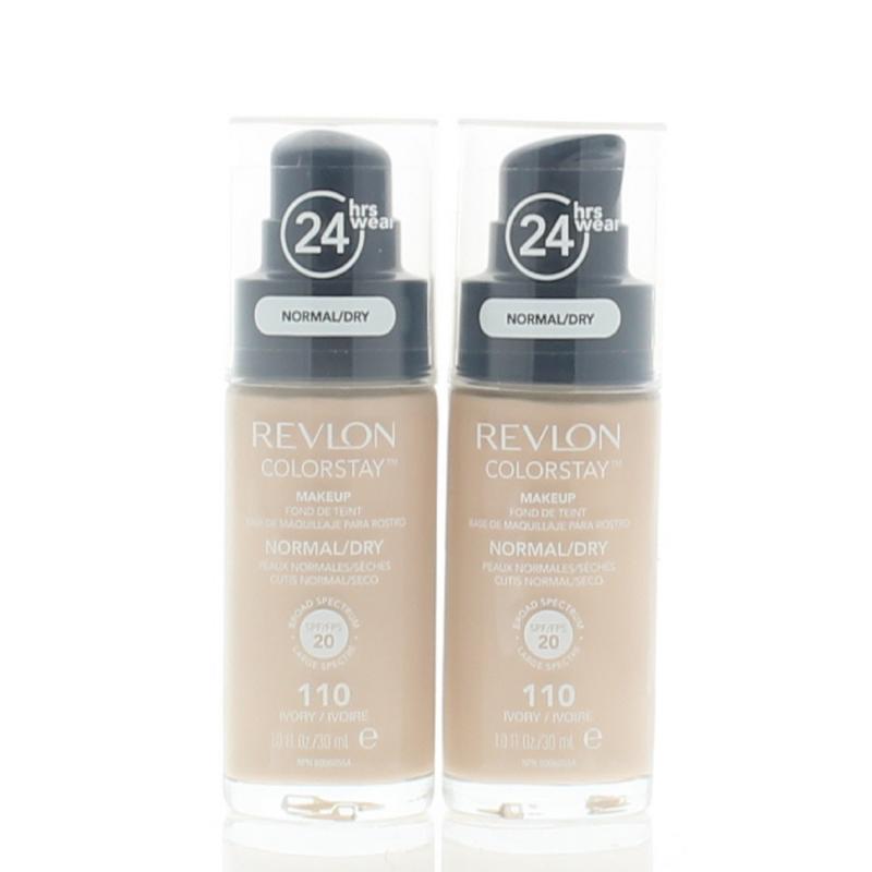 Revlon Colorstay 24 Hrs Makeup Normal/Dry SPF 20 1oz Each