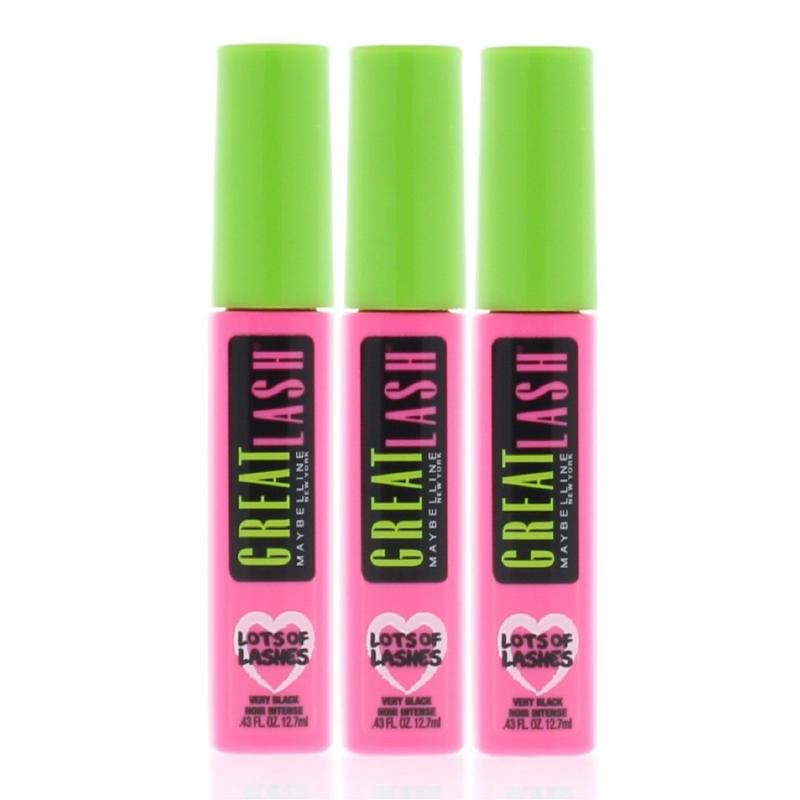 Maybelline Great Lash Lots Of Lashes Mascara 0.43oz (3 Pack)