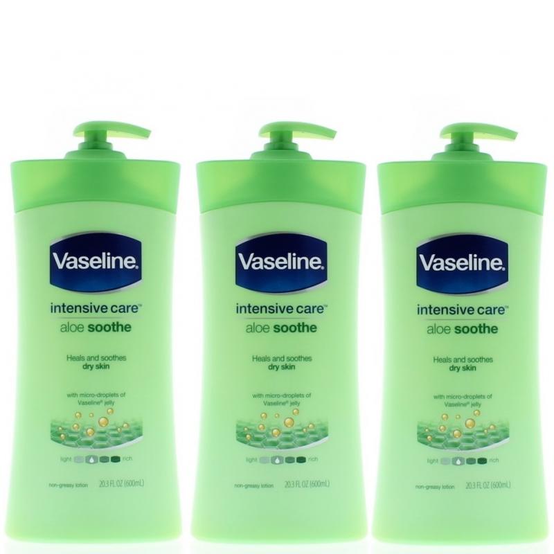 Vaseline Intensive Care Aloe Soothe Lotion 20.3oz/600ml