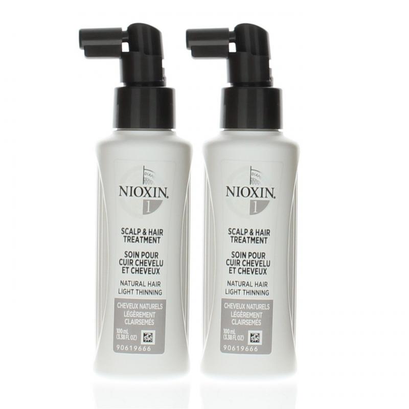 Nioxin System 1 Scalp & Hair Treatment 3.38oz/100ml (2 Pack)