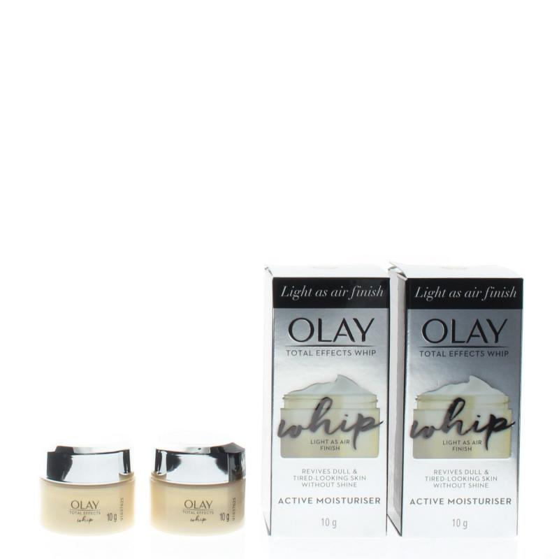 Olay Total Effects Whip Active Moisturiser 10g (2 Pack)