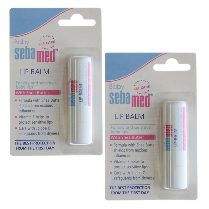 Sebamed Baby Lip Balm for Dry and Sensitive with Shea Butter 0.16oz (2 Pack)