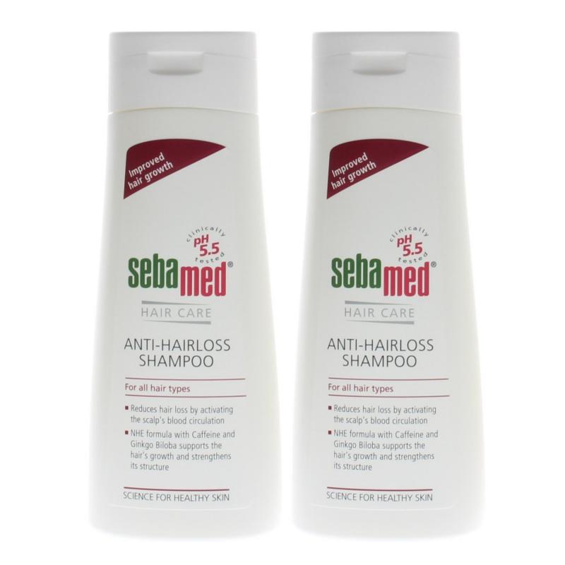 Sebamed Anti-Hairloss Shampoo for All Hair Types 200ml/6.7oz (2 Pack)