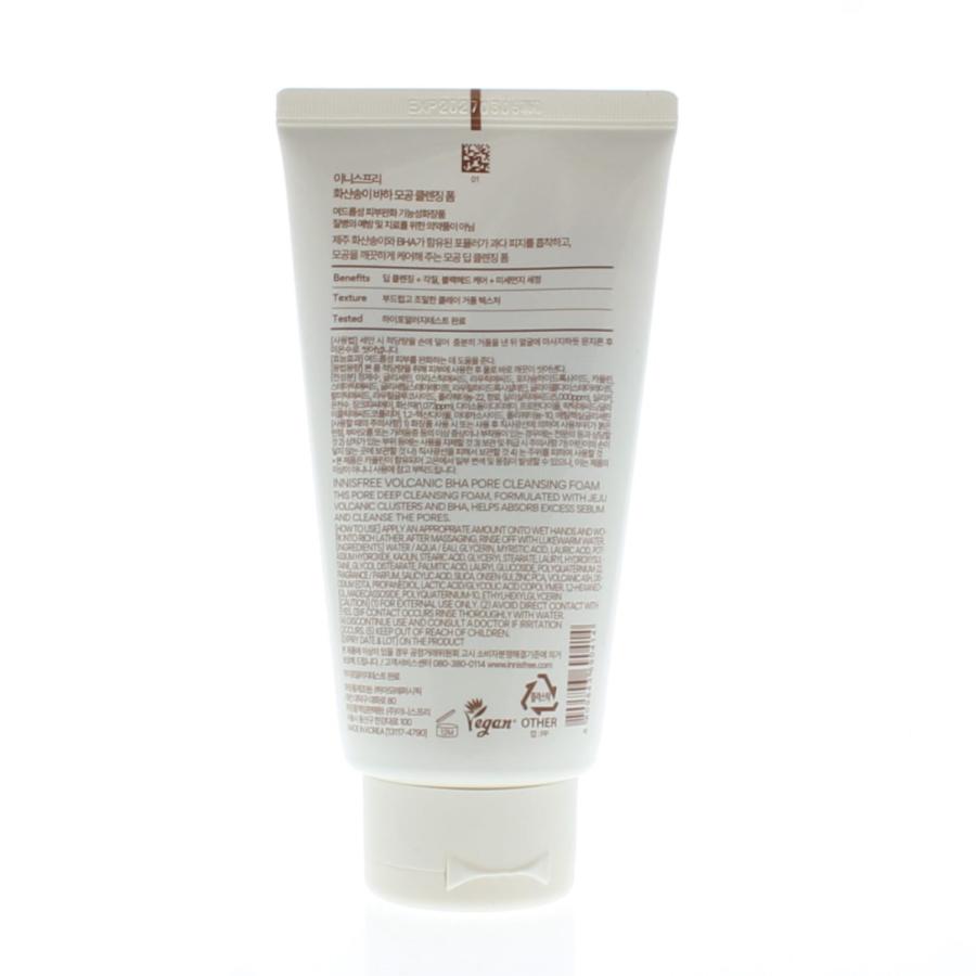 Innisfree Volcanic BHA Pore Cleansing Foam 150g/5.29oz