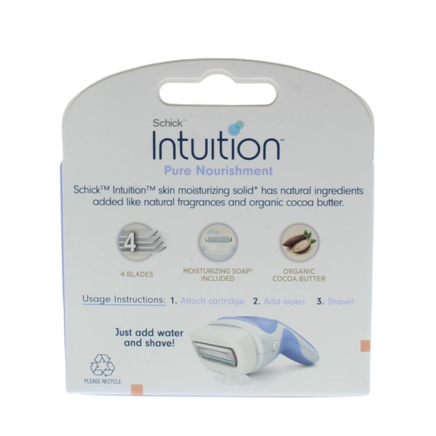 Schick Intuition Pure Nourishment Cocoa Butter Razor Refill 3 Cartridges