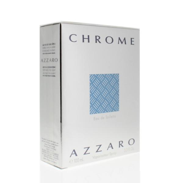 Azzaro Chrome Eau De Toilette for Men 3.4oz/100ml