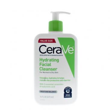 CeraVe Hydrating Facial Cleanser for Normal to Dry Skin 16oz