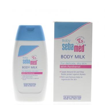 Sebamed Baby Body Milk for Delicate Dry Skin with Panthenol 200ml/6.7oz