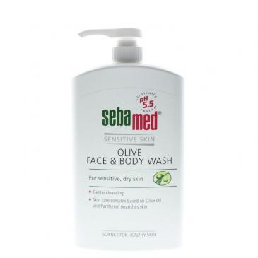 Sebamed Olive Face & Body Wash for Sensitive Dry Skin 1000ml/33.8oz