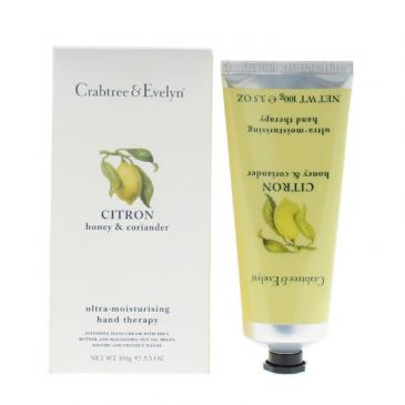 Crabtree & Evelyn Citron Honey/Coriander Hand Therapy 3.5oz
