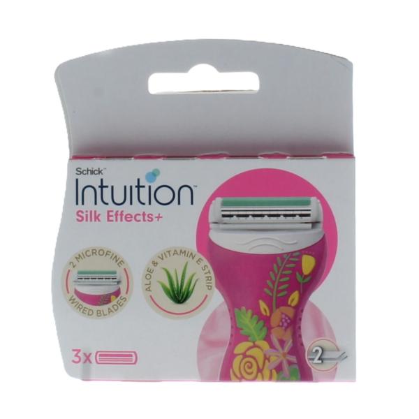 Schick Silk Effects+Plus Refill Cartridges 3 Counts
