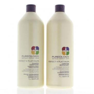 Pureology Perfect 4 Platinum 1000ml/33.8oz Each Duo