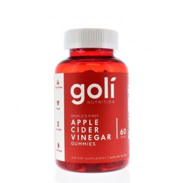 Goli Nutrition Apple Cider Vinager Gummies 60ct