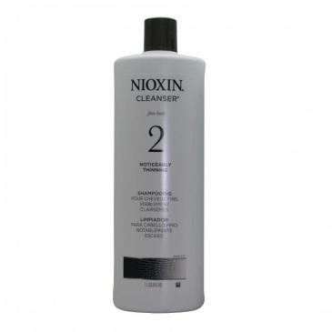 Nioxin System 2 Cleanser Shampoo Fine Hair 33.8oz/1 Liter
