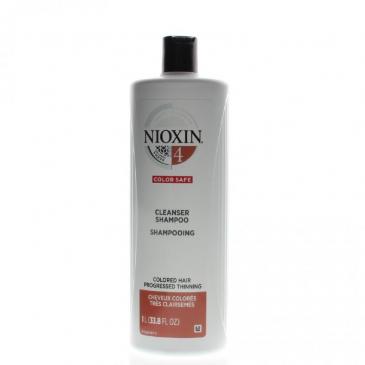 Nioxin System 4 Cleanser Shampoo Fine Hair 33.8oz/1 Liter
