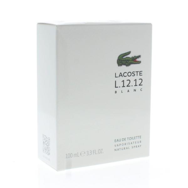 Lacoste L.12.12 Blanc Eau De Toilette Spray for Men 100ml/3.3oz