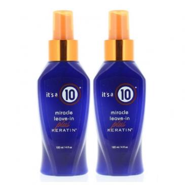 It's A 10 Miracle Leave-In Plus Keratin 4oz/120ml (2 Pack)