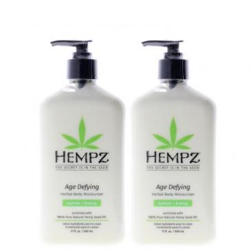 Hempz Age Defying Herbal Body Moisturizer 17oz (2 Pack)