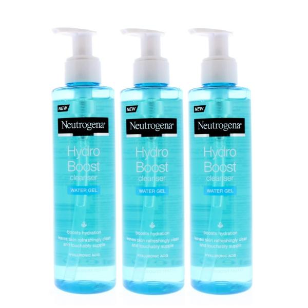 Neutrogena Hydro Boost Cleanser Water Gel 200ml (3 Pack)