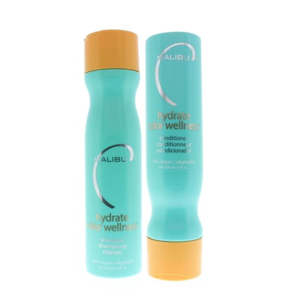 Malibu C Hydrate Color Wellness 9oz/266ml Combo