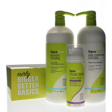 Devacurl Curly Bigger Better Basics 3pc Kit