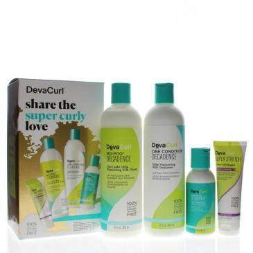 Devacurl Share The Super Curly Love 4pc Kit