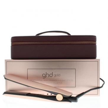 ghd Gold 1" Iconic Styler Rose Gold w/ Vanity Case