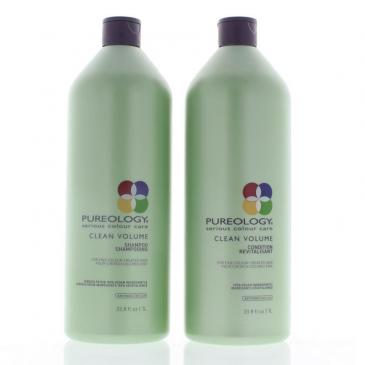 Pureology Clean Volume  1000ml/33.8oz Each Duo