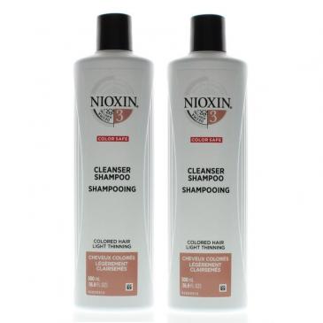 Nioxin System 3 Cleanser Shampoo 16.9oz/500ml (2 Pack)