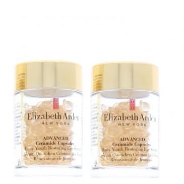 Elizabeth Arden Advanced Ceramide Capsules Daily Youth Restoring Eye Serum 60 ct/0.35oz/10.5ml (2 Pack)
